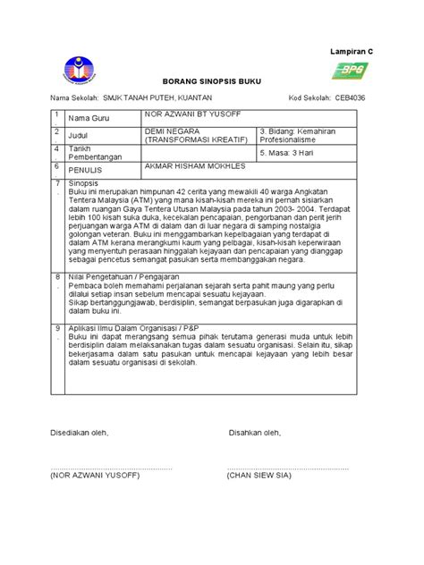 Sinopsis Buku SPLKPM 2022 .